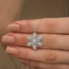 Luz&Pos Gümüş Kar Tanesi Kolye