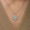 Luz&Pos Gümüş Kar Tanesi Kolye
