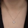 Luz&Pos Gümüş Kutup Yıldızı Kadın Kolye