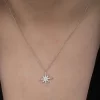 Luz&Pos Gümüş Kutup Yıldızı Kadın Kolye