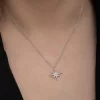 Luz&Pos Gümüş Kutup Yıldızı Kadın Kolye