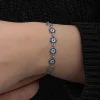 Luz&Pos ​gümüş Nazar Boncuklu Kadın Bileklik