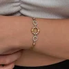 Luz&Pos Gümüş Renkli Halka Dorika Bileklik
