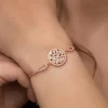 Luz&Pos Gümüş Rose Baget Taşlı Bileklik