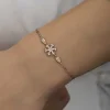 Luz&Pos Gümüş Rose Kar Tanesi Kadın Bileklik