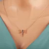 Luz&Pos Gümüş Rose Yusufçuk Kadın Kolye