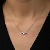 Luz&Pos ​gümüş Üç Kalp Kolye