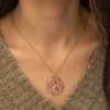 Luz&Pos ​​​gümüş Yaşam Çiçeği Kolye