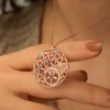 Luz&Pos ​​​gümüş Yaşam Çiçeği Kolye