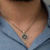 Luz&Pos ​gümüş Zülfikar Kılıcı Desenli Kolye