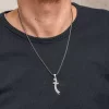Luz&Pos Gümüş Zülfikar Kılıcı Erkek Kolye