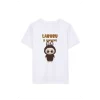 Luz&Pos Kız Labubu Çocuk Baskılı T-shirt - Beyaz