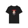 Luz&Pos Kız Labubu Çocuk Baskılı T-shirt - Beyaz