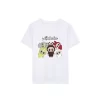 Luz&Pos Kız Labubu Çocuk Baskılı T-shirt - Beyaz