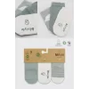 Luz&Pos Puanlı Kaymaz Penye Soket Çorap 3lü Bs10108 Nil