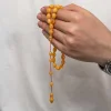 Luz&Pos Sıkma Kehribar Tesbih