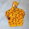 Luz&Pos Unisex Pubg Bape X Shark Hoodie - Sarı