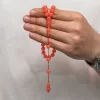 Luz&Pos Yuvarlak Sıkma Kehribar Tesbih