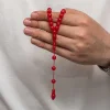Luz&Pos Yuvarlak Sıkma Kehribar Tesbih