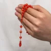 Luz&Pos Yuvarlak Sıkma Kehribar Tesbih