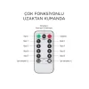 Lw-7 300 Ledli 10 Sarkıt Perde Led Işık, 8 Modlu Uzaktan Kumandalı, 3x3 Metre Peri Telli Led