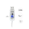 Lw-7 300 Ledli 10 Sarkıt Perde Led Işık, 8 Modlu Uzaktan Kumandalı, 3x3 Metre Peri Telli Led