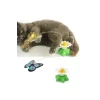 Markapet Hareketli Pilli Dönen Kelebek Kedi Oyuncağı 6 cm