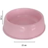 Markapet Kedi Köpek Plastik Mama Ve Su Kabı 20 cm - 200 ml Pembe