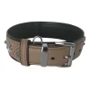 Markapet Taşlı Ve Aynalı Köpek Boyun Tasması 49-55 cm Large Taba