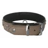 Markapet Taşlı Ve Aynalı Köpek Boyun Tasması 49-55 cm Large Taba