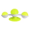 Markapet Vantuzlu Fırıldak Toplu Dönen Kedi Oyuncağı 8 cm-18 cm Sarı