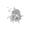 Mat Beyaz 15 x 5 mm Dantel Oya Yazma Halhal Abiye Lazer Kesim Pul 200 adet / 8 gram