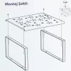 Metal Dolap İçi Raf Düzenleyici