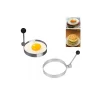 Metalik Daire Şeklinde Metal Omlet Yumurta Ve Krep Kalıpları