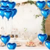 Metalize Mavi Kalp Folyo Balon