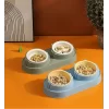 Mikopet Çift Bölmeli Mama ve Su Kabı