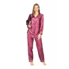 Mor Saten Pijama Takımı - 1613