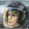 MOTOSIKLET  KASKI İÇIN YAĞMUR KAYDIRICI