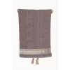 Nayra &#37;100 Pamuklu Banyo Havlusu 70x140 Cm Kahve