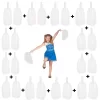 Nessiworld  10 Çift ( 20 Adet ) Beyaz Renk 23 Nisan 19 Mayıs 29 Ekim Okul Gösteri Ponponları