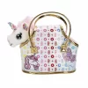 Nessiworld  10873 Cutekins Taşıma Çantalı Peluş Unicorn Lou Lou -Sunman