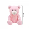 Nessiworld 1178P Selay, Oturan Ayı 37 cm Pembe