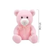 Nessiworld 1178P Selay, Oturan Ayı 37 cm Pembe