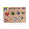 Nessiworld 131-132 ONY Ahşap Tutmalı Puzzle Büyükten Küçüğe -Onyıl