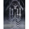 Nessiworld  5D Elmas Boyama 3 Farklı Resim Değişenli Halloween İskelet Tablosu 30x40 cm