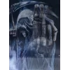 Nessiworld  5D Elmas Boyama 3 Farklı Resim Değişenli Halloween İskelet Tablosu 30x40 cm