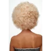 Nessiworld  Altın Renk Kıvırcık Afro Bonus Peruk Saç Parti Peruğu Platin Gold