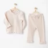 Nessiworld  Andywawa AC25093 Sweet Penguin 2Li Bebe Takım Ekru