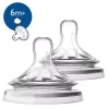 Nessiworld    Avent Natural Biberon Emziği Y Kesik 6 Ay+ 2li SCF046/27