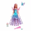 Nessiworld  Barbie Sihirli Dokunuş Peri Masalı Elbiseli Bebek HLC31